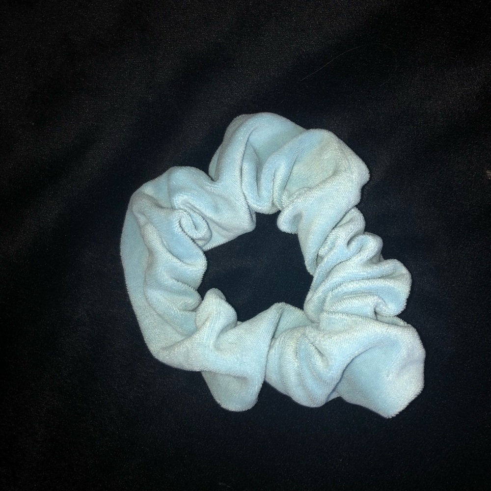 Huge baby blue scrunchi